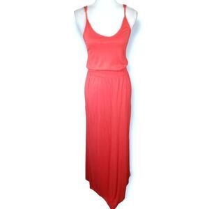 OLD NAVY CORAL/ORANGE MAXI DRESS SZ.XS EUC